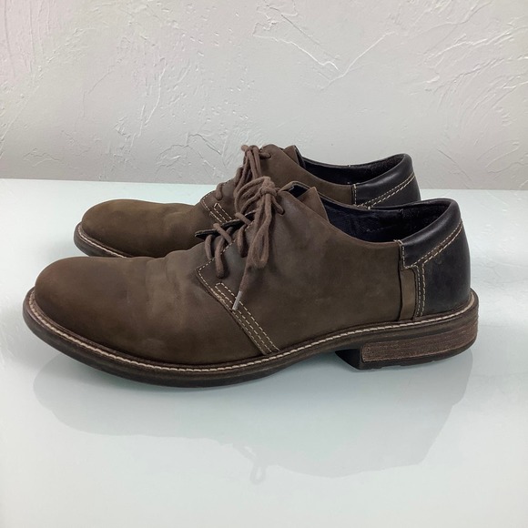 Naot Chief Nubuck Leather lace up Oxfords Airport friendly SZ 42 US 11 / 11.5 - Picture 1 of 12